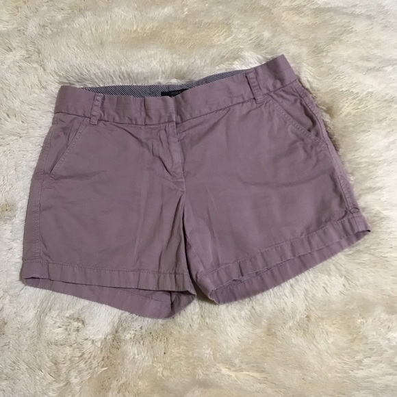 J. Crew Pants - J. Crew chino lilac shorts size 8